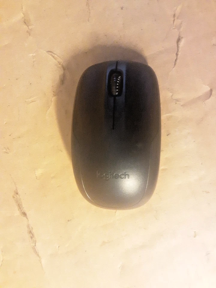 Logitech M150  2.4GHz USB Wireless Optical Scroll Mouse, MISSING USB ADAPTOR - Image 1 of 4