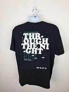 H+M Herren Tshirt schwarz Turn The City On From Dusk Til Dawn Through The Night XL - Bild 1 von 6