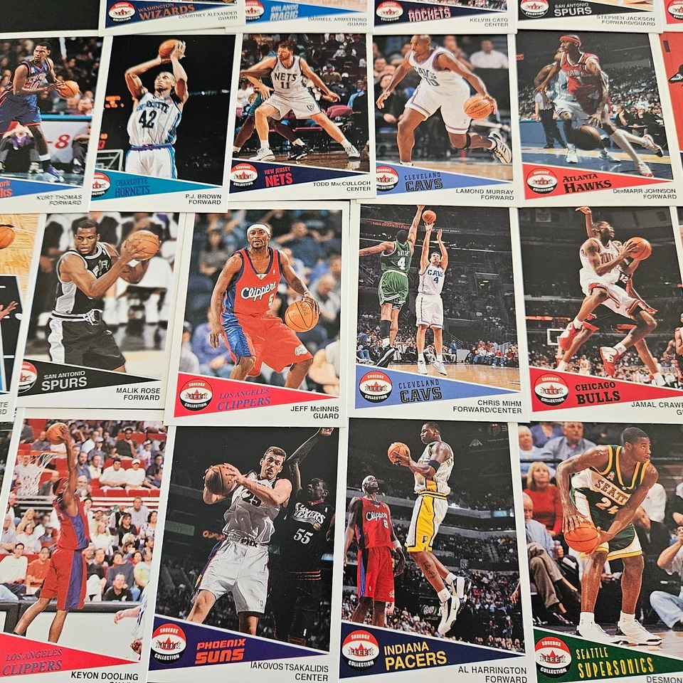 2001-02 FLEER SHOEBOX COLLECTION BASKETBALL YOU PICK SEE SCANS OF EVERY CARD - Image 1 of 1