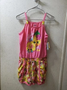Shopkins Aloha Romper Kids XL 14/16 Camelia Rose Pink Lace - Picture 1 of 9