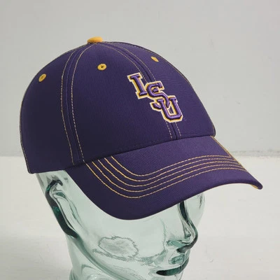 LSU Tigers '47 品牌可调节帽子 - 紫色和金色 - 刺绣青少年 OS 二手状况完好 — 第 1/4 张图片