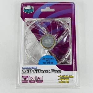 New Cooler Master Modding LED Silent Fan Blue TLF-S12-EB 120x120x25mm - Picture 1 of 8