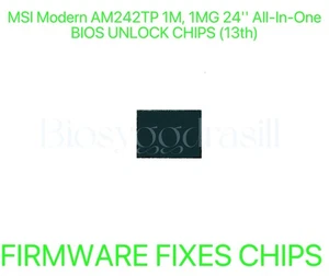 MSI Modern AM242TP 1M, 1MG 24'' All-In-One, ADMIN NO PASSWORD FIRMWARE BIOS CHIP - Afbeelding 1 van 1