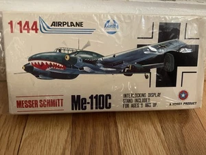 AHM Airplane German Messerschmitt Me-110c WWII Fighter Model Kit 1:144 - Picture 1 of 6