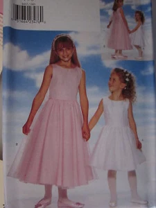 4463 Vintage Butterick Sewing Pattern Girls Fancy Dress Easter Party OOP UNCUT - Picture 1 of 1