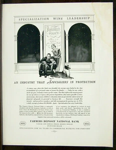 Bauerneinlage Nationalbank Anzeige Fortune März 1934 - Bild 1 von 2
