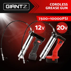 Giantz Grease Gun Cordless Battery Electric Rechargeable Industrial 12V 20V - Picture 1 of 32