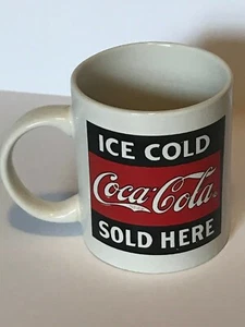 Coca Cola Mug / Coffee Mug "Ice Cold Served Here" 1997 Gibson - Picture 1 of 4