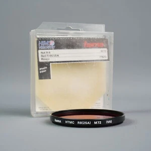 Hama HTMC R8(25A) M72. 72mm screw-in red filter - CASED - Picture 1 of 5