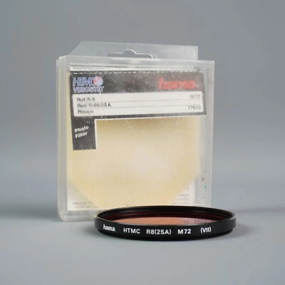 Hama HTMC R8(25A) M72. 72mm screw-in red filter - CASED - Image 1 of 4