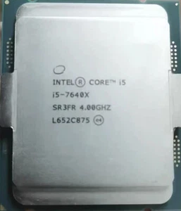 Intel Core i5-7640X LGA-2066 quad-core 4 GHz 6MB 112W CPU processor - Picture 1 of 1