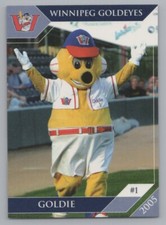 Goldie Mascot 2005 Winnipeg Goldeyes