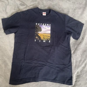 Supreme Time T-Shirt  Men's Medium Black - Picture 1 of 1