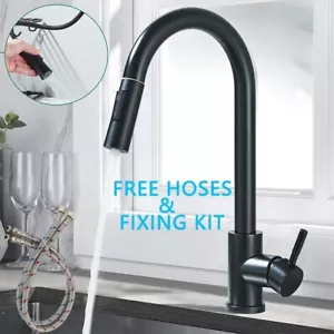 Küchenarmatur Wasserhahn Küche Ausziehbar Brause Mischbatterie Spültischarmatur - Bild 1 von 12