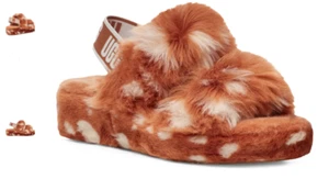 UGG Oh Yeah Spots Natural Shearling Slipper Women's US sizes 5-12/NEW!! - Picture 1 of 1