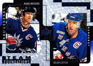 2000-01 Upper Deck Legends #92 Mark Messier, Brian Leetch - Picture 1 of 1