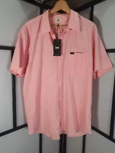LEE Men's Button Down Shirt Size XXL New £45 - Picture 1 of 6