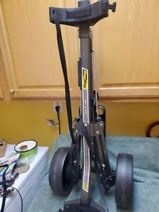 Bag Boy Auto-Open Push Cart Strong Alloy Construction M-300 Black EXCELLENT COND - Picture 1 of 6