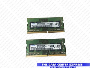 HP MEMORY RAM 8GB (2x4GB) DDR4 2400 SODIMM SAMSUNG L10598-855 1X0B0AV NEW BULK - Picture 1 of 3