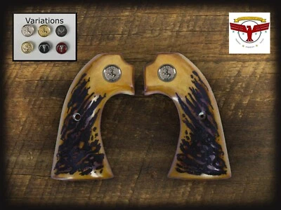 AGARRES UBERTI BISLEY ~ CIERVO ENVEJECIDO MAGNA-TUSK™ ~ GANADERO, CIMARRÓN, TAYLOR'S Foto 1 de 3