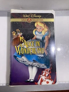 walt Disney gold classic collection Alice in wonderland VHS - Picture 1 of 2