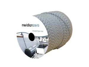 Meridianzero Rope Anchor Line - Octoplait Nylon 50m Rolle weiß Yacht/Boot - Bild 1 von 5