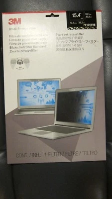 Genuine OEM 3M Privacy Black Filter for 15.4" Widescreen Laptop  PF154W1B - Image 1 of 2