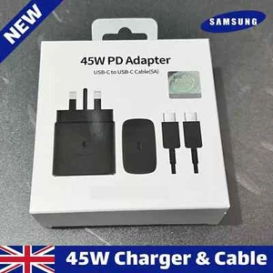 45W Super Fast Charger Adapter Plug USB-C Type C For Samsung and Iphone - Picture 1 of 13