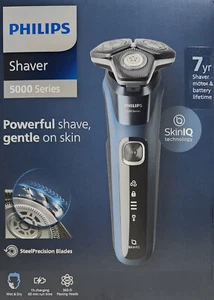 Philips Shaver 5000 Series SkinIQ Tech Mens Shaver Wet & Dry - Picture 1 of 3