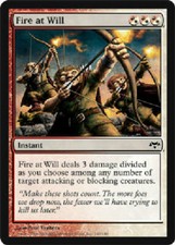 FIRE AT WILL X4 4 4X Eventide MTG Magic the Gathering Cards DJMagic