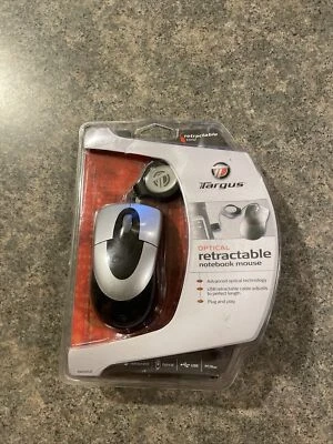 Targus Notebook Optical Mouse Retractable USB cable adjusts to perfect length  - Image 1 of 4