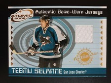2001-02 Atomic Jersey #47 Teemu Selanne 
