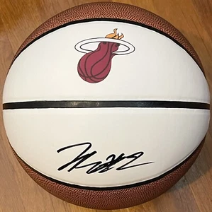 Terry Rozier Signed Autographed Miami Heat Logo Basketball JSA COA Scary Terry - Picture 1 of 3