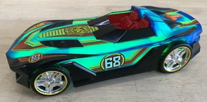 Toy State HOTWHEELS Car #68 Lights and Sounds WORKS GREAT 2015 Hyper Race Mattel - Picture 1 of 9