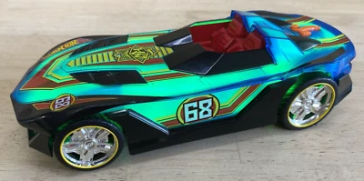 Toy State HOTWHEELS Car #68 Lights and Sounds WORKS GREAT 2015 Hyper Race Mattel - Image 1 of 4