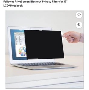 Fellowes PrivaScreen Blackout Privacy Filter for 19" Standard Laptop/Monitor - Picture 1 of 4