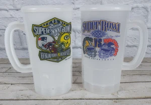 GREEN BAY PACKERS Superbowl Tazze Sippy con coperchio-Patriots XXXI-Broncos XXXII - Foto 1 di 6