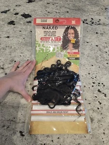 Naked Unprocessed Brazilian Remy Hair Weave - Deep Wave 7pcs - Picture 1 of 8