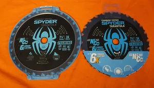 SPIDER TARANTULA CARBIDE TIPPED CIRCULAR SAW BLADE(30813-TOOL-N) NEW (2) - Picture 1 of 4
