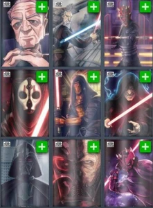 [DIGITAL] Topps Star Wars Chrome Galaxy 2024 25 W1 Art Sith Chrome White - Pick - Foto 1 di 1