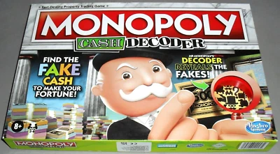 Monopoly Board Game Parker Cash Decoder Fun Family Classic Hasbro 2021 COMPLETE - Image 1 of 4