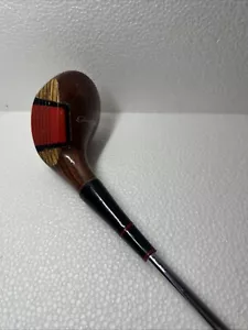 Vintage Golf Club Ram Golden Driver #4 Maple Laminated Rubber Handle - Picture 1 of 20