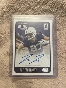 2021 Onyx Vintage Auto Blue Ink /400 Pat Freiermuth #FAPF Rookie Auto RC - Picture 1 of 2