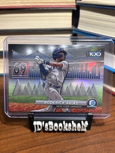 Roderick Arias 2024 Bowman Scouts Top 100 #BTP-69 New York Yankees - Picture 1 of 2
