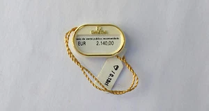 Vintage OMEGA Tag White Hangtag Seal Sigillo 12310276051001 Constellation Quartz - Picture 1 of 2