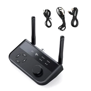 Bluetooth 5.3 Transmitter Receiver Fit RCA AUX TV Home Stereo Audio Adapter - Picture 1 of 18