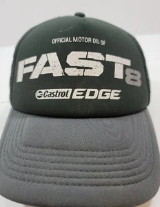 Rápido 8 Castrol Edge Gorra Sombrero Snapback Aceite de Motor Carreras Fórmula 1 Usado Excelente - Imagen 1 de 6