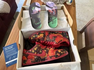 Nike SB Dunk Low 'The Wizard of Oz' Poppy Field Rot | Gr. 44,5 (US 10.5) DS neu - Bild 1 von 8