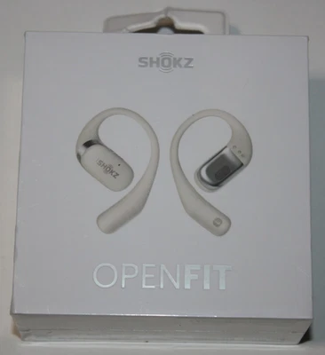 Shokz OpenFit Open-Ear Bluetooth Wireless Earbuds (T910-ST-BG-US) - Beige NEW - Image 1 of 4