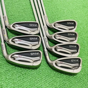 PING Iron Set G25 Yellow Dot 5.6.7.8.9.W.U PING CFS MAX Flex S - Picture 1 of 8